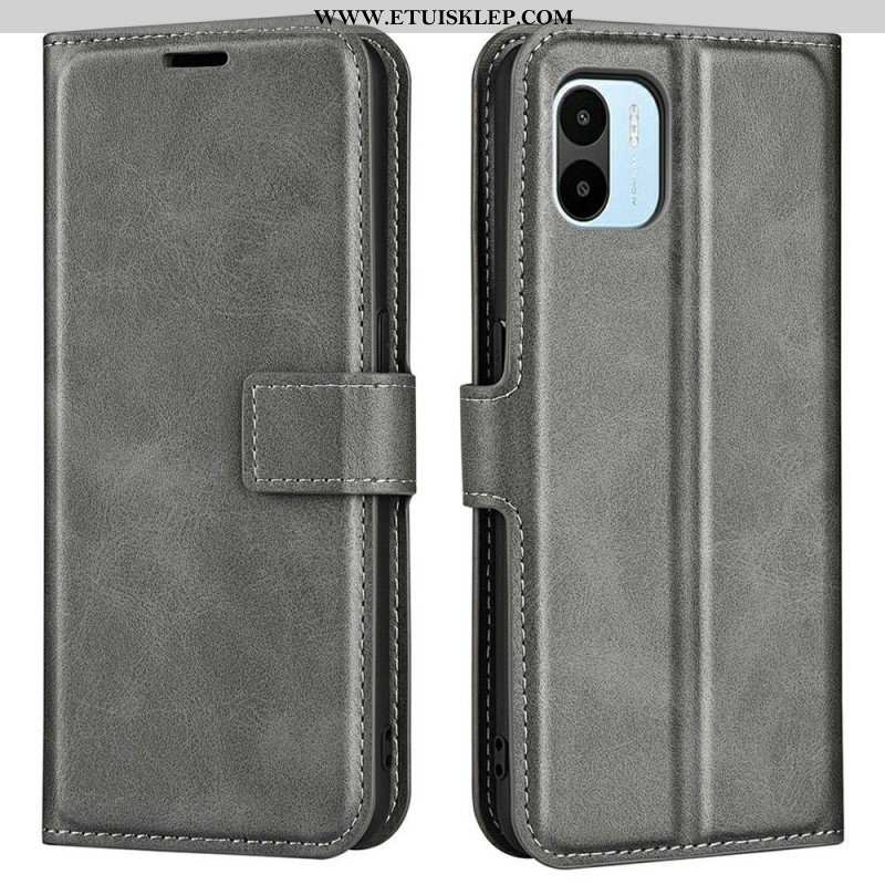 Etui Folio do Xiaomi Redmi A1 Ekstremalnie Cienki Efekt Skóry